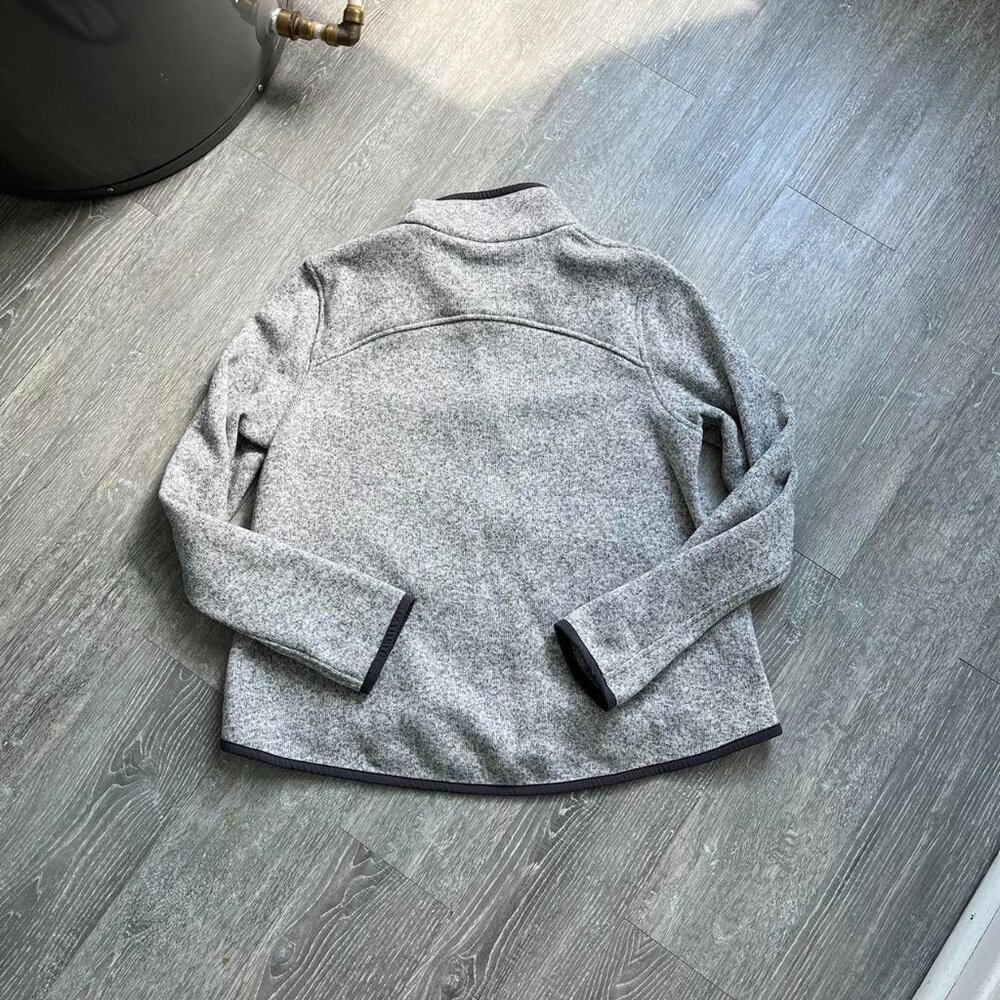 Grey / Black Lululemon Full Zip-Up Fleece Lined Sweater - Picture 3 of 7